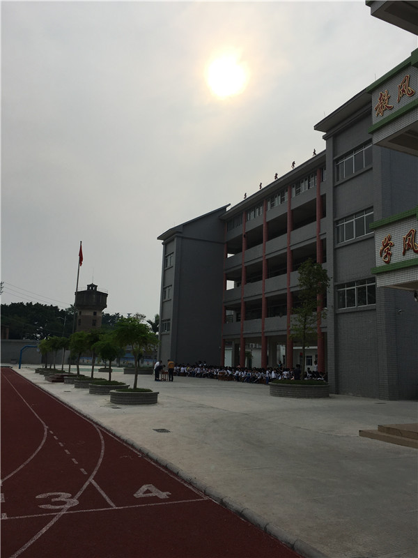 博羅里波水小學(xué)防雷工程案例現(xiàn)場圖